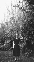 Bamboo hedge near Morgan City, 12/25/51