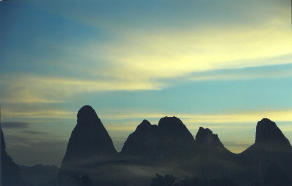Near Yangshuo, August 1999