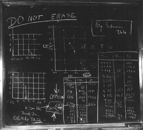 Data from first trial run