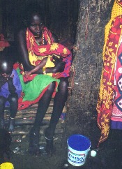 Maasai child bride