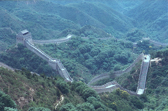 The Great Wall at Badaling, July 1999