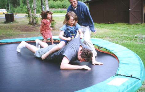 Ian, Robin & kids, 7/24/02 9:35pm