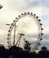 The London Eye giant Ferris wheel