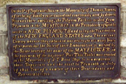 Mayflower plaque