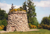 Marker for 1746 battle at Culloden