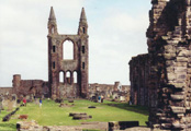 Abbey ruins in St. Andrews
