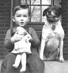 James and Trixie, Whitby, 1943