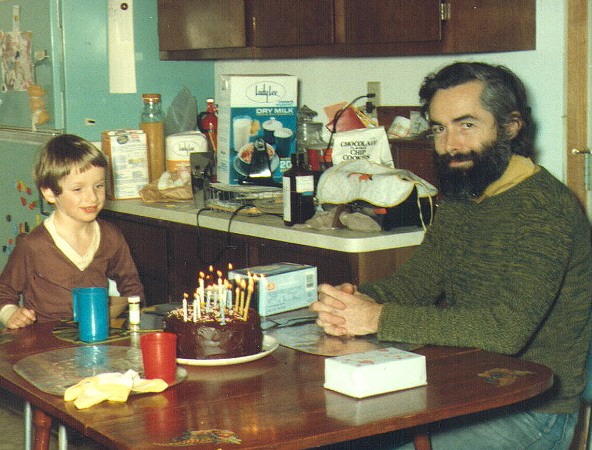 A birthday, 1980?