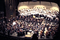 University Symphony Orchestra and University Chorus and Motet Choir, May 25, 2001