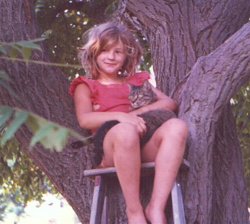 Casey in her tree