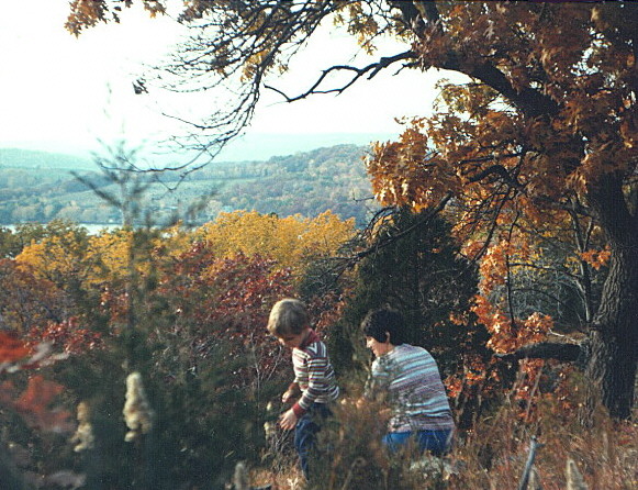 Oct. 20, 1979, bluff overlooking Lake Wisconsin