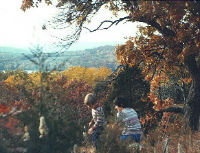 Oct. 20, 1979, bluff overlooking Lake Wisconsin
